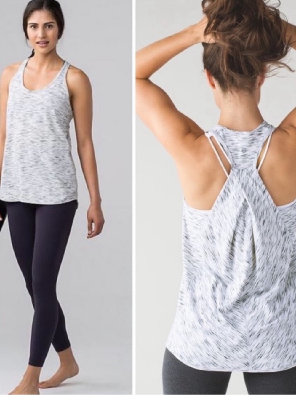 Lululemon Essential Tank
Tiger Space Dye Black White size 4